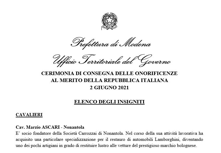 Cavaliere del Lavoro